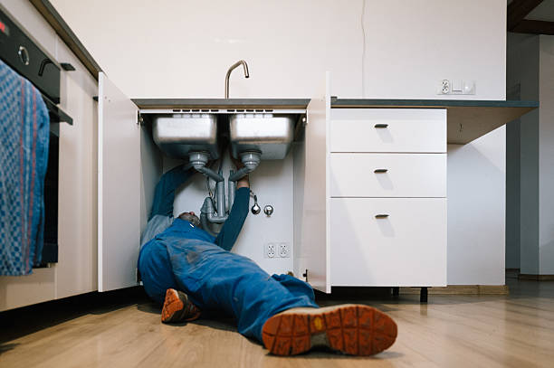 Professional Emergency Plumber technician working in Lewisville, ID